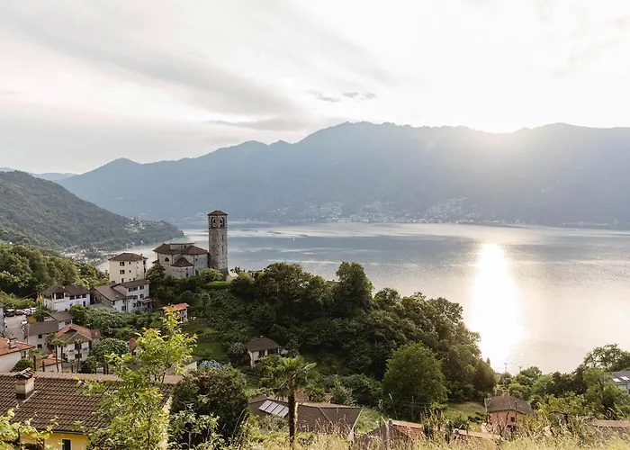 Casa Bellavista Sant Abbondio 6577 Ranzo Oda ve Kahvaltı *